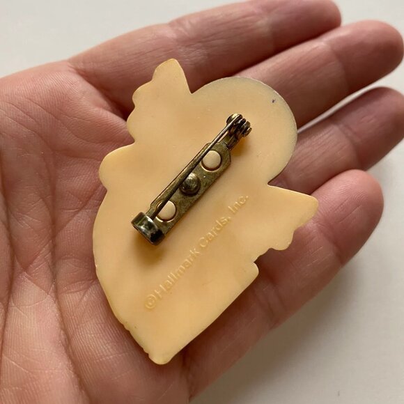 Angel Christmas Brooch Hallmark Collectible Vintage Xmas Holiday - Picture 3 of 3